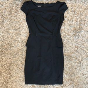 Black t-shirt dress.